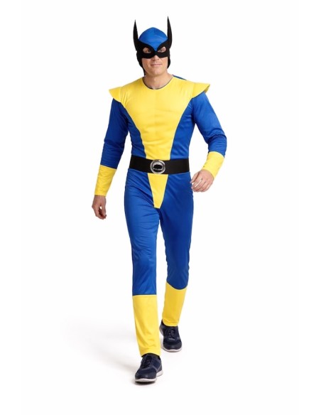 Fantasia de Lobo Amarelo Tamanho L | Fantasias para Adultos O Rei do Carnaval